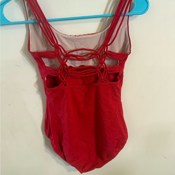 Bloch Red Dancewear with Knot Detail - Picture 2 of 8